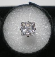 スタッドピアス 【SILVER】 【ジルコニア】 【SQUARE】 【5mm】