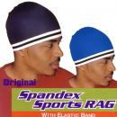 Spandex Sports Rag (BLK x WHITE ライン)