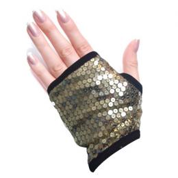 スパンコール グローブ 【ゴールド】