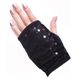 スパンコール グローブ 【ブラック】