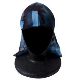 ブルー迷彩 Du-Rag (Cool!)