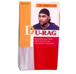 Du-Rag ツートーンカラー(RED x WHITE)