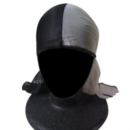 No.904 Du-Rag ツートーンカラー(BLACK x WHITE)