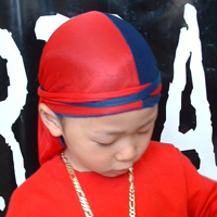 Du-Rag ツートーンカラー(RED x NVY)