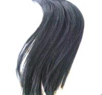 100% HUMAN HAIR 62cm (Color No.1) 送料込み