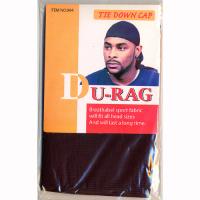 カラー ドゥーラグ (ブラウン) (Tie Down Cap)